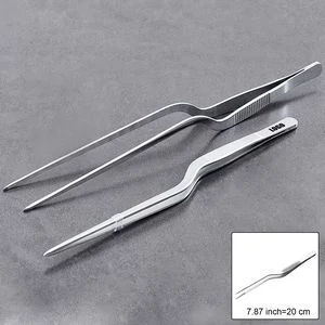7.87 Inch Curve Tweezers 1