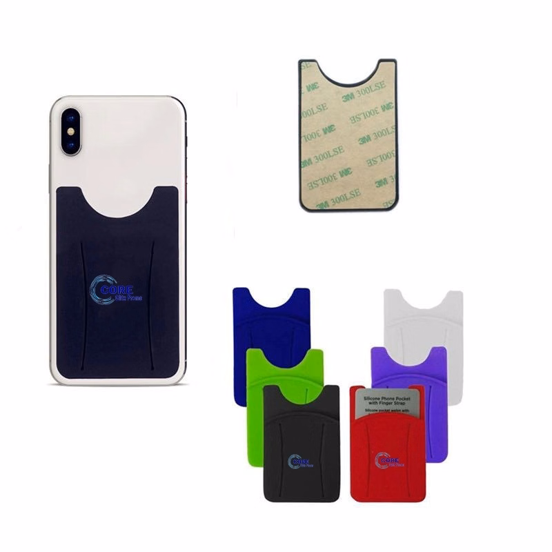 Silicone Phone Wallet With Finger Slot