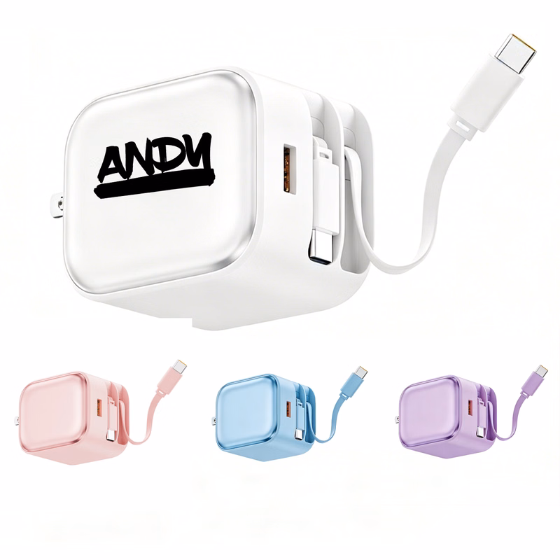 35W Macaron Foldable Dual Port GaN Fast Charger