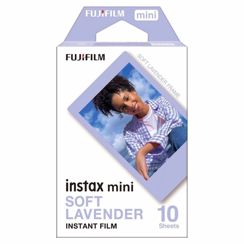 Fujifilm Instax Mini Soft Lavender Instant Film - 10 Exposures
