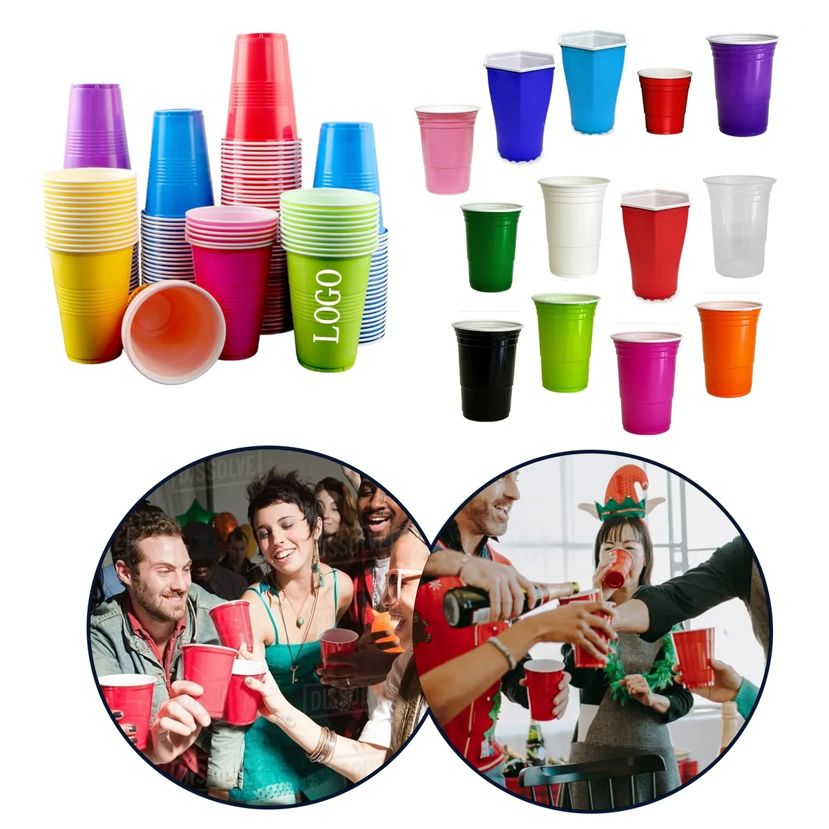 16OZ Disposable Plastic Cup 1