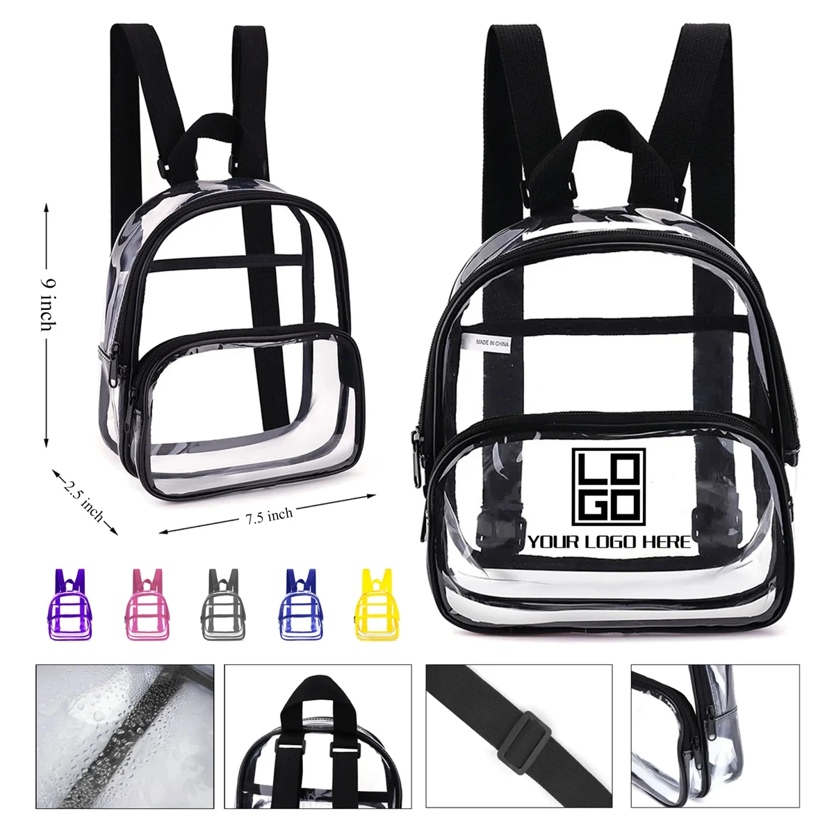 Pvc Transparent Backpack 1