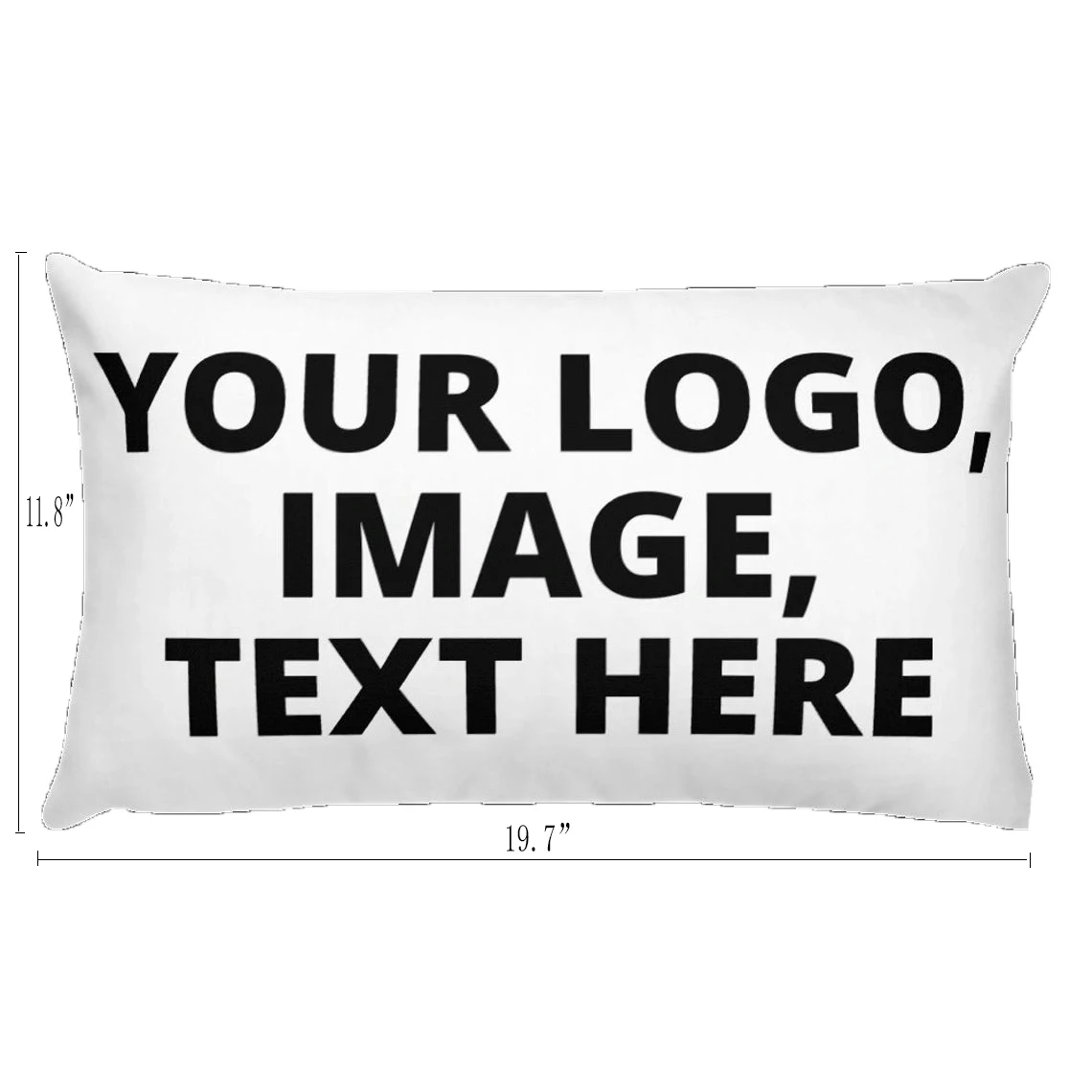 Custom Pillow Covers 11.8" x 19.7" MOQ 100PCS 1
