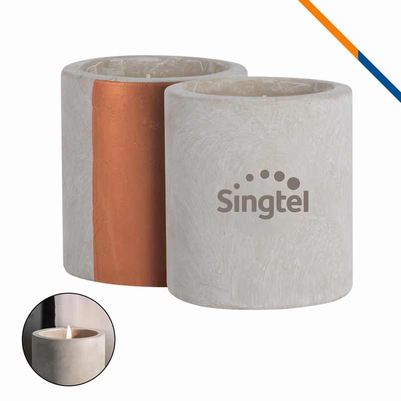LitCem Concrete Candle - 3 OZ.