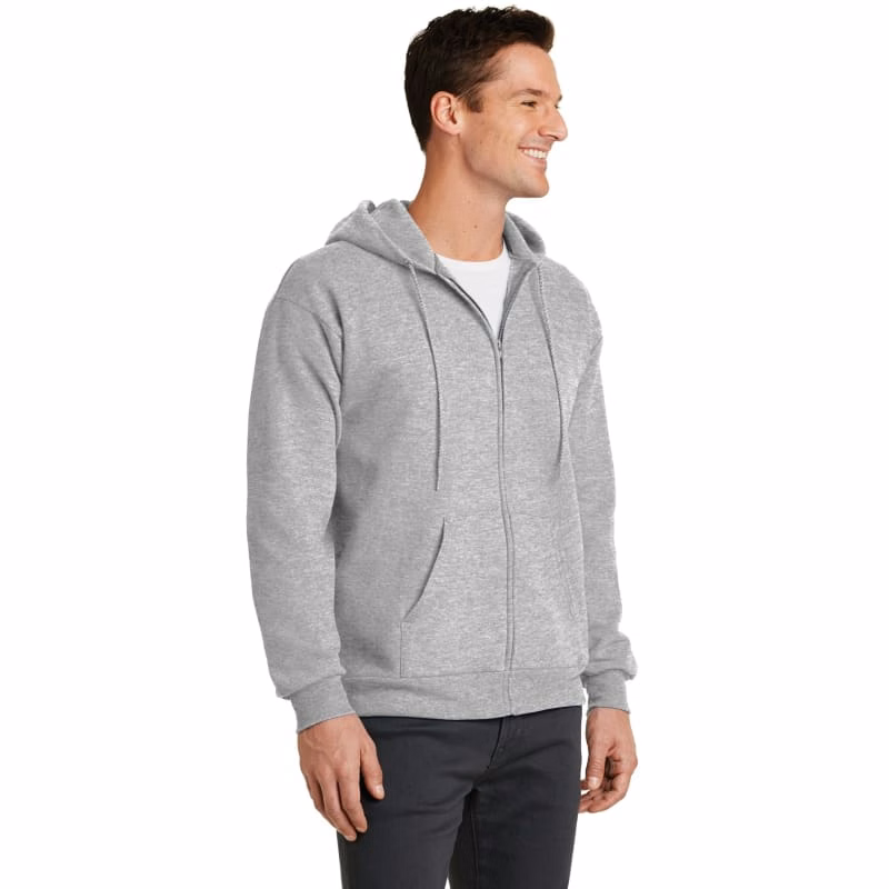 Port & Company - Core Fleece Full-Zip Hooded Sweatshirt.