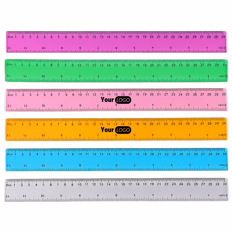 Colorful Plastic 12 Inch Ruler