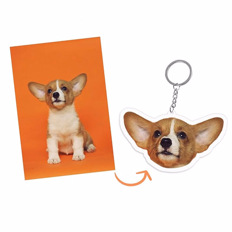 Customizable Personalized 2" Acrylic Keychain