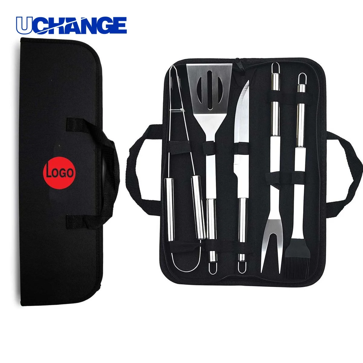 Stainless Steel Barbeque Grilling Tool Set 1