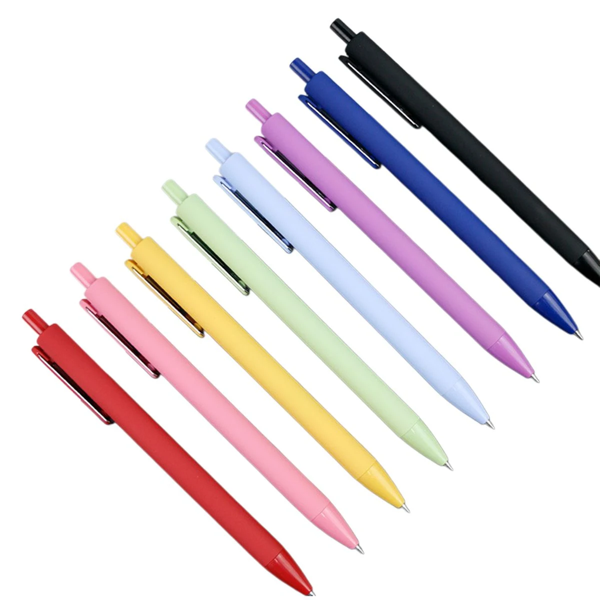 Plastic Click Gel Pen, custom pen with logo imprint 1