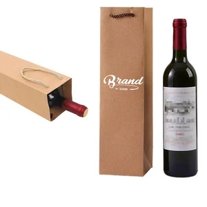 Kraft Paper Wine Gift Bags 1