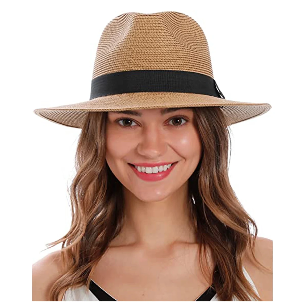 Straw Fedora Hat 1