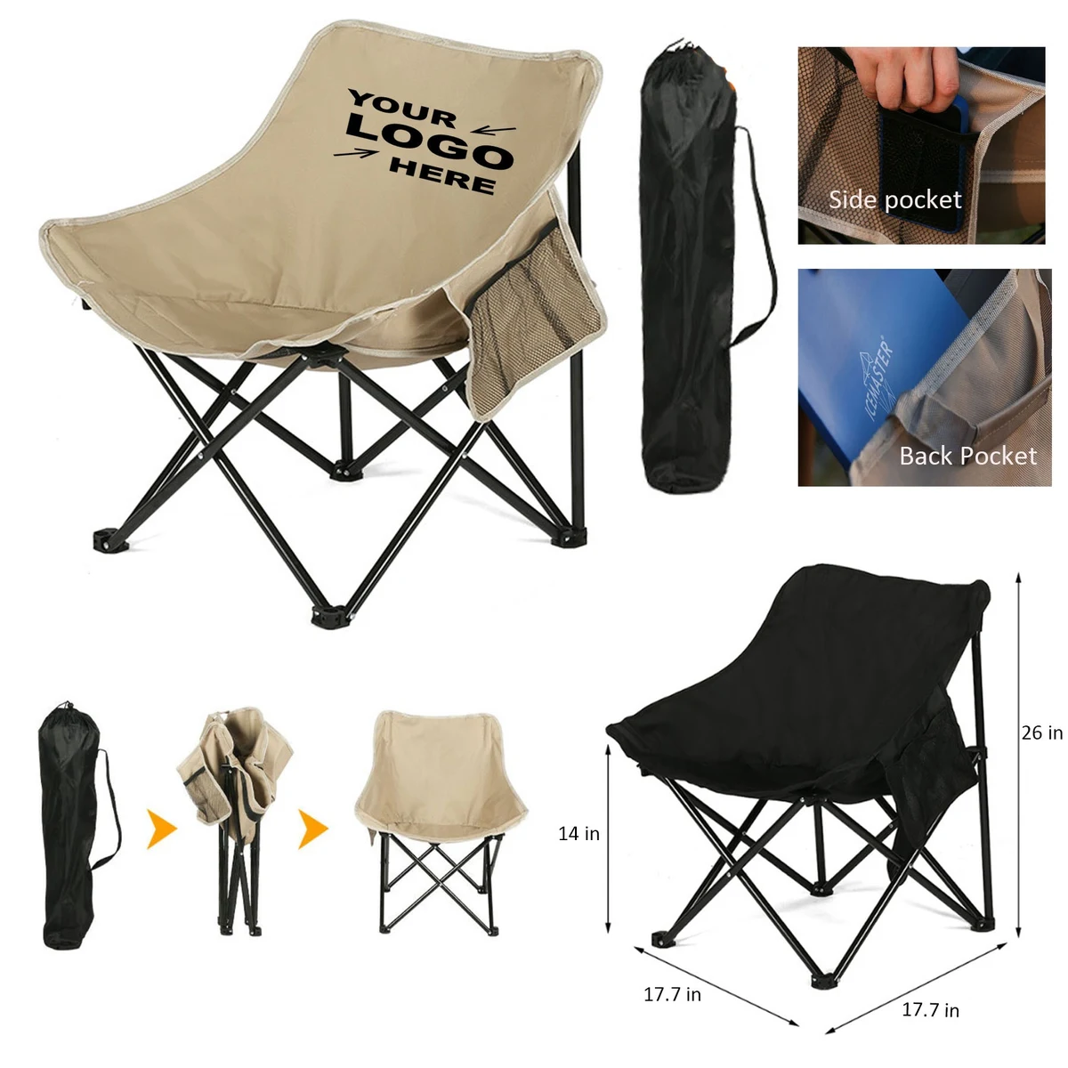 Camping Folding Chair With Carrying Bag 1