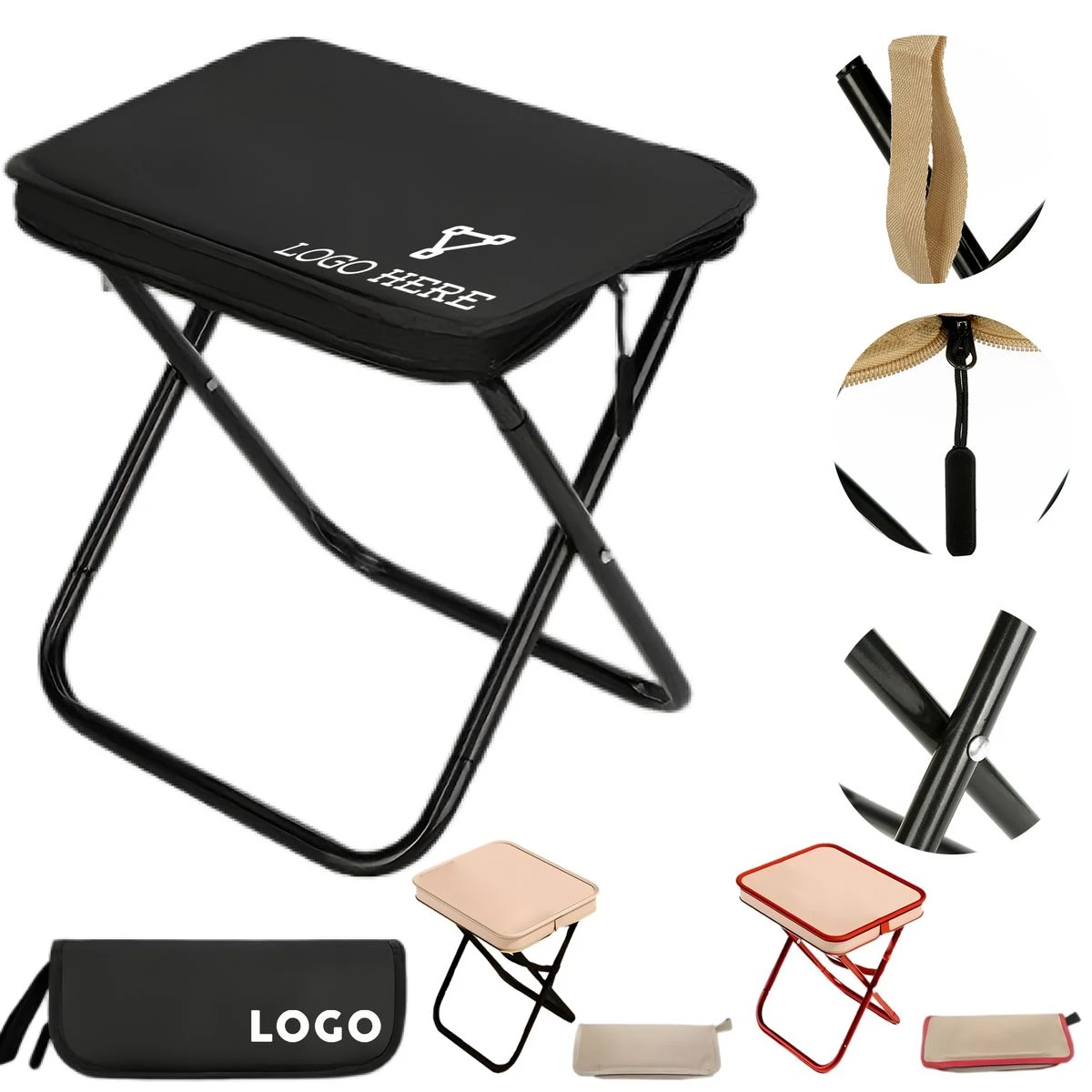 Portable Folding Stool For Camping Fishing Travel Leisure 1
