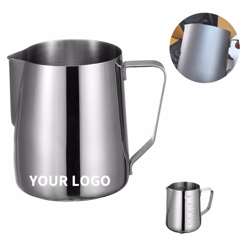 12 Ounce Stainless Steel Frothing Pitcher With Dual Scale