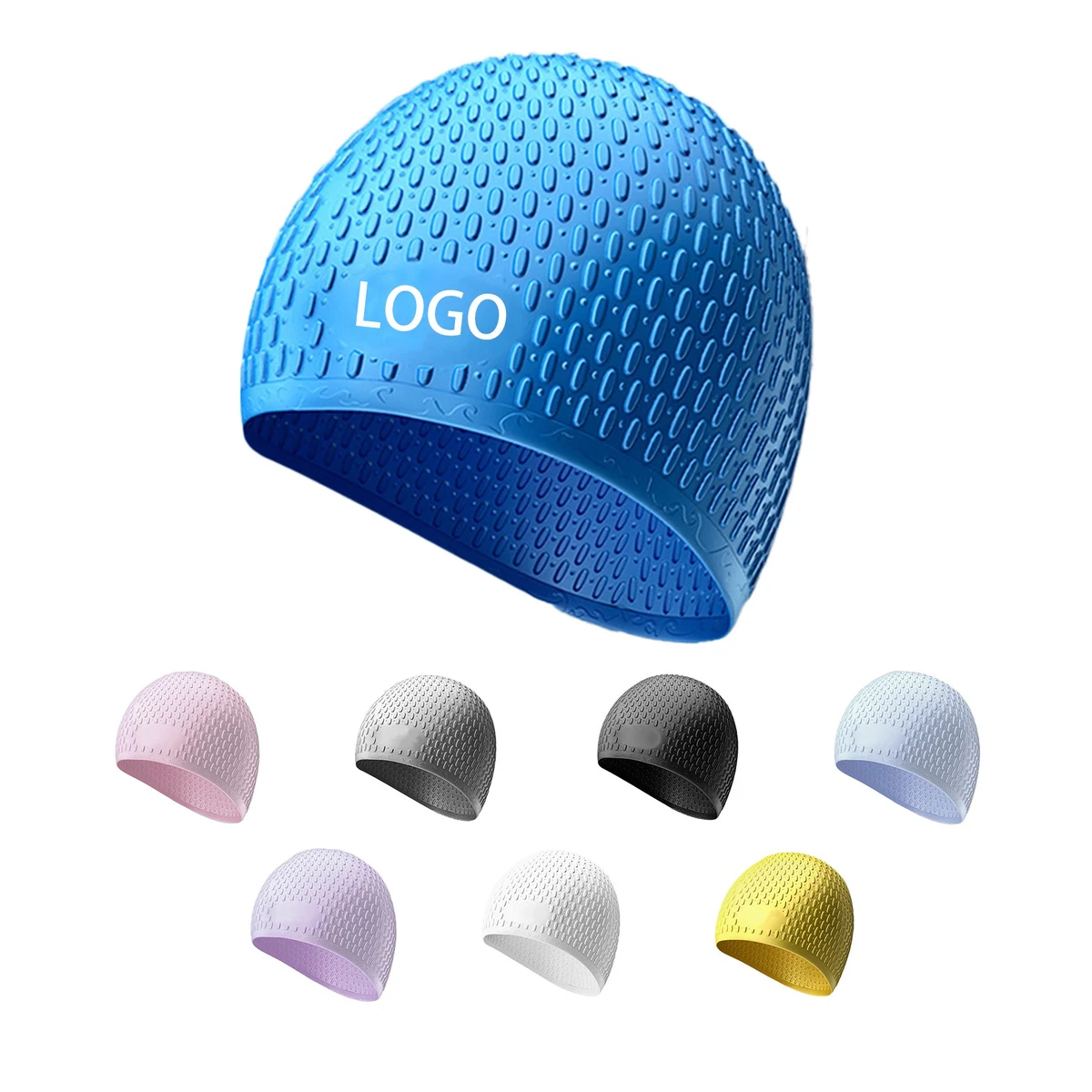 3D Ergonomic Silicone Swimming Cap 1