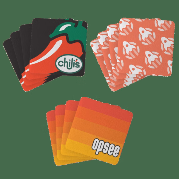 Kings Dye-Sublimated Felt Coasters (Set of 4)