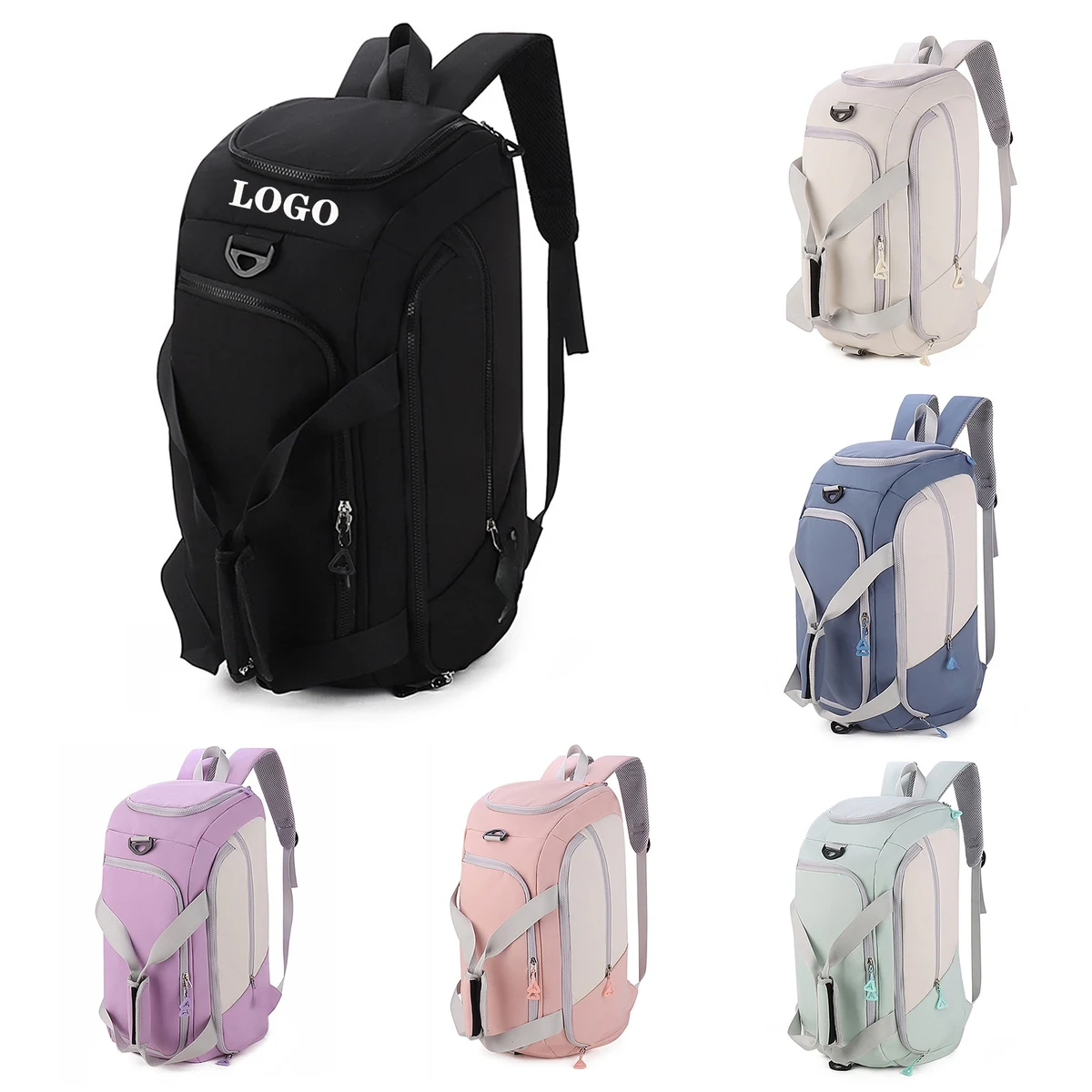 Large backpack and handbag 1