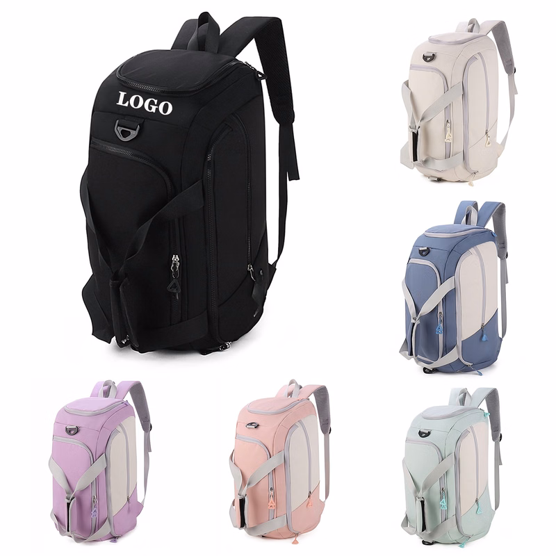 Large backpack and handbag