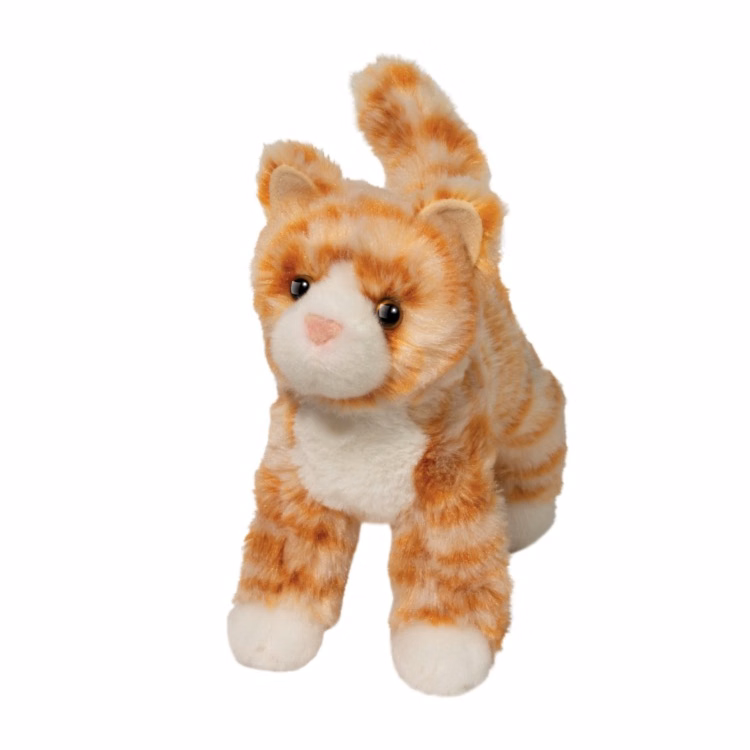 Hally Orange Striped Cat Stuffed Animal