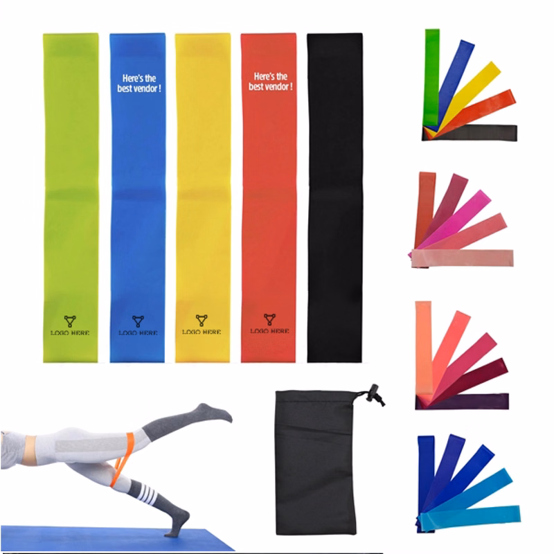 Set of 5 Resistance Bands For Yoga