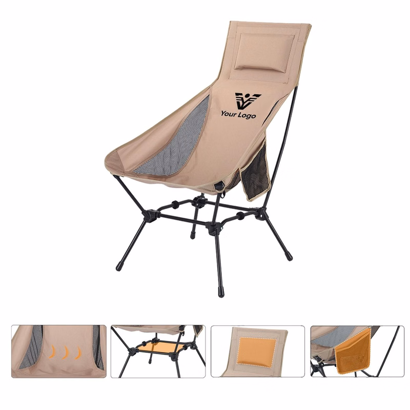 600D Oxford Portable Outdoor High Back Beach Chai