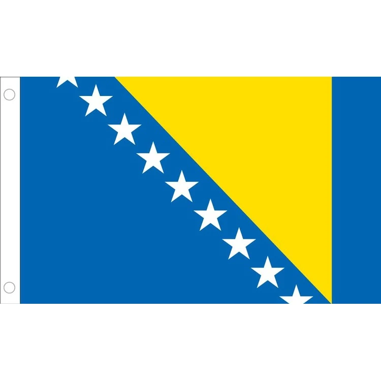 Bosnia-Herzegovina Flag - 3' x 5' - Nylon 1