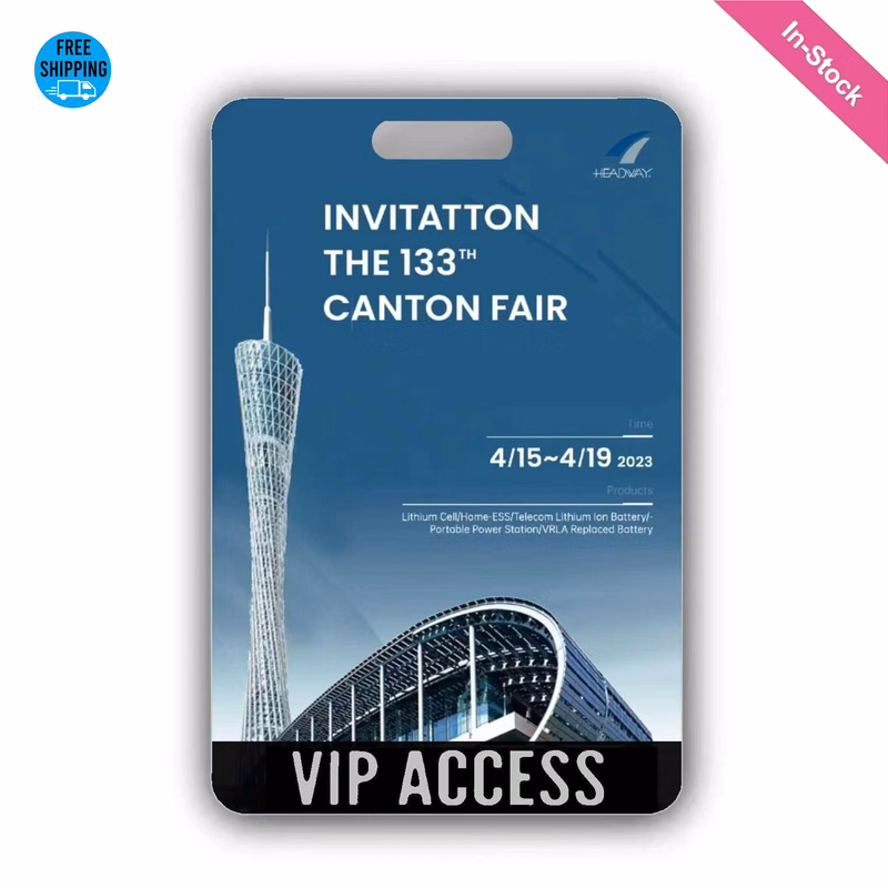 Full Color PVC Event Credential Badge (5 1/10"x 3 1/2")