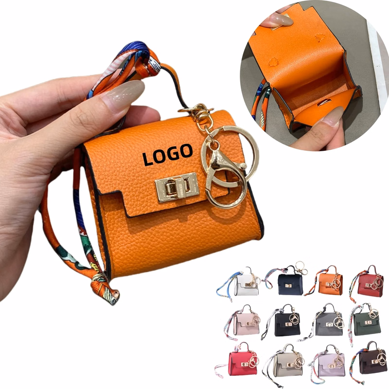 Mini Pouch Keychain Bag Pendant Earphone Case