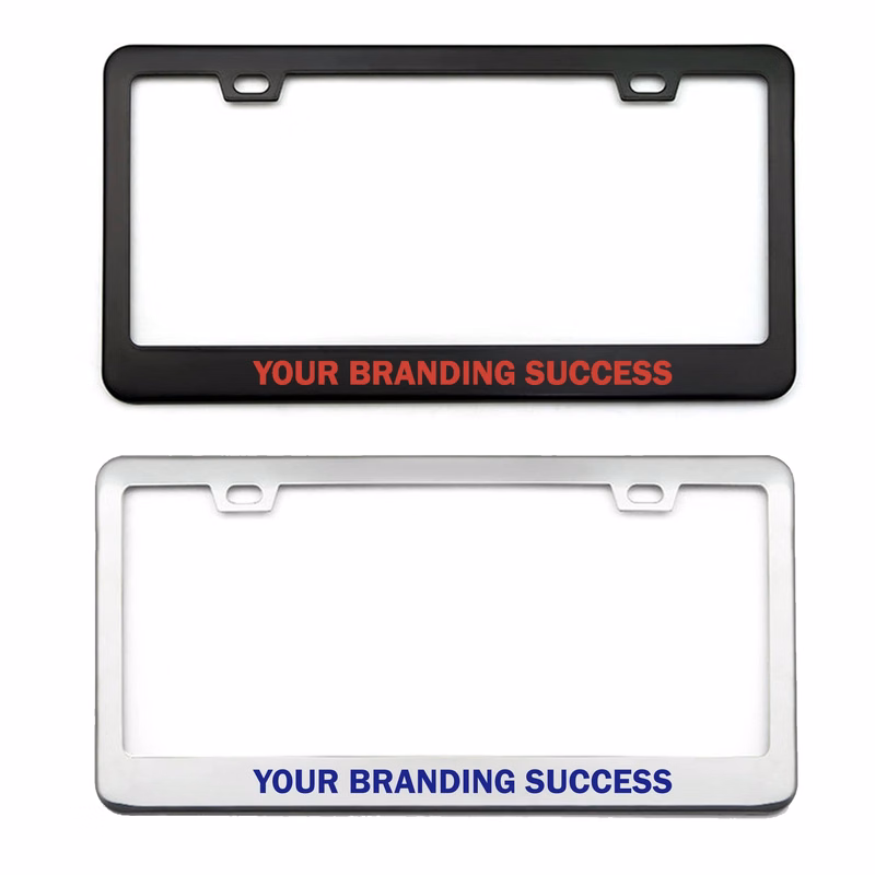 Basic Stainless Steel License Plate Frame