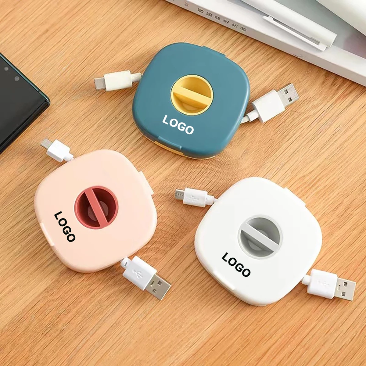 2 in 1 Cable Winder with Phone Stand 1