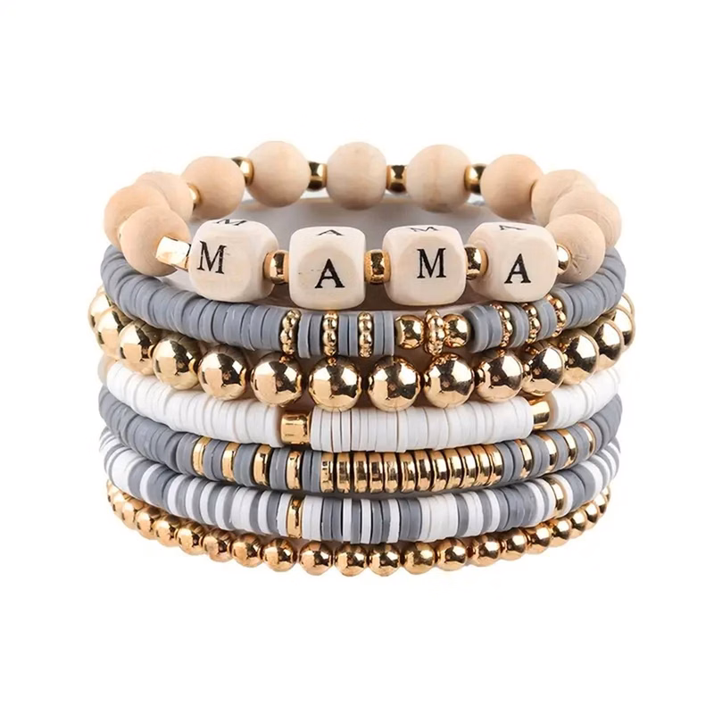 7-Piece Vibrant Surfer Bracelet Set