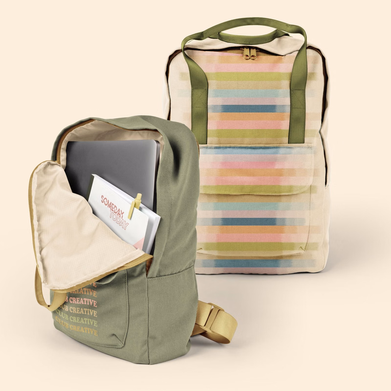 EVERYDAY BACKPACK - 4CP PIGMENT DYED CANVAS