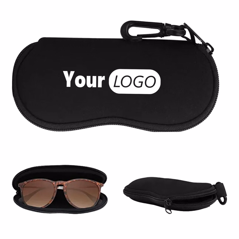 Zippered Eyeglass Case With Clip Hook