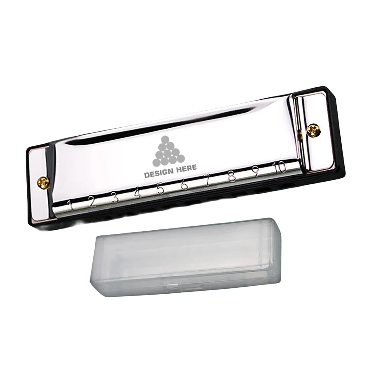 10 Holes C Key Mouth Organ Blues Deluxe Harmonica 1