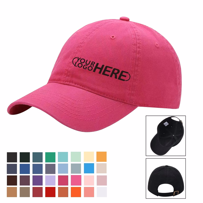 Custom Logo Adjustable Cotton Baseball Cap
