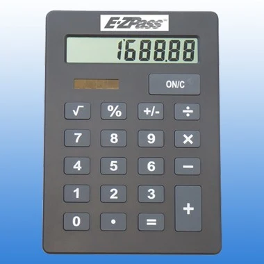 Dual- Powered BLACK JUMBO CALCULATOR 1