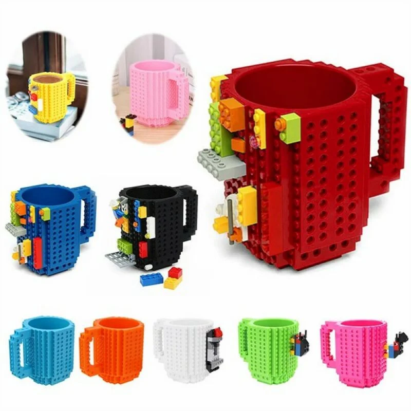 Creative DIY Build-on Brick Mug 11.8 Oz. 1
