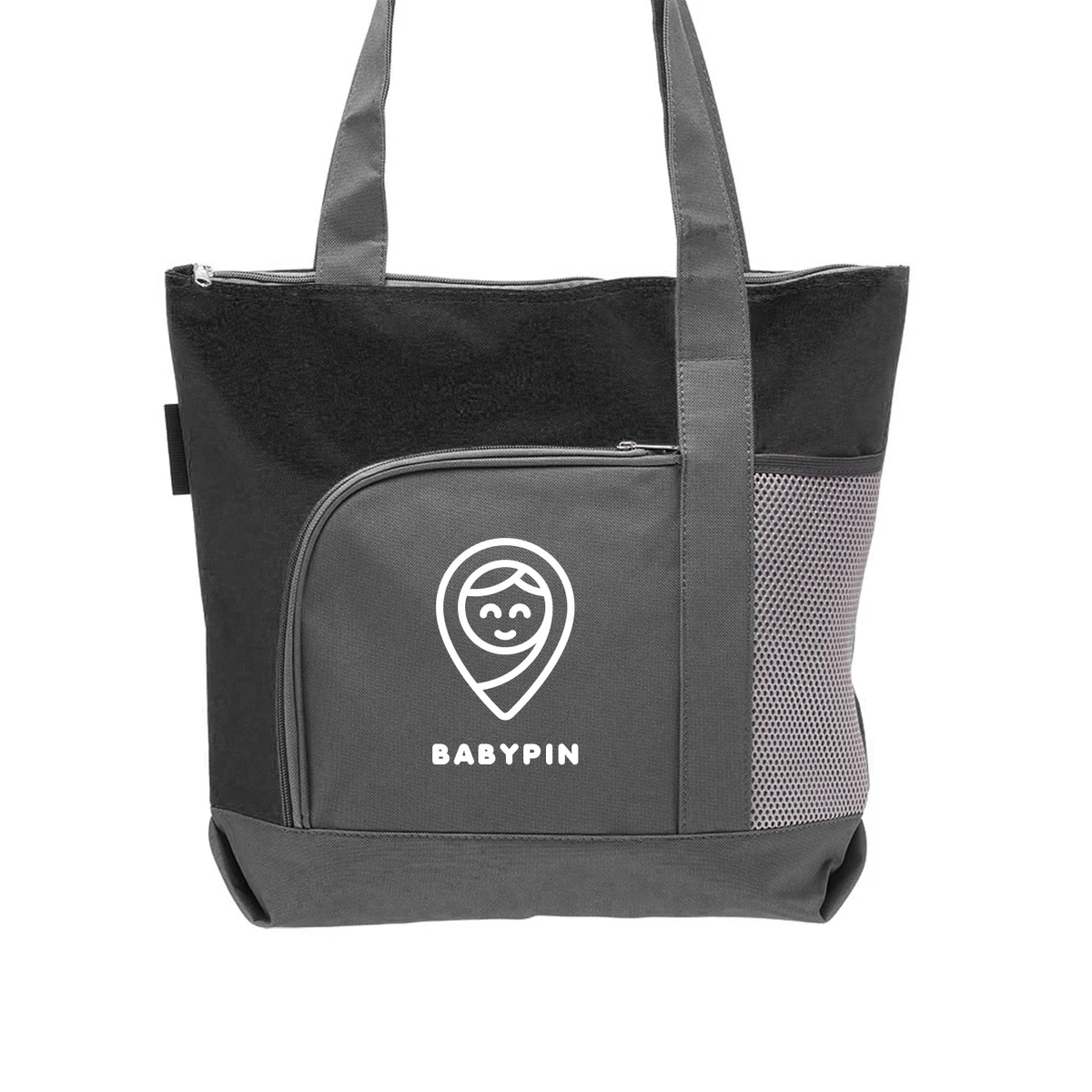 Pioneer Two-Tone Tote Bag (1 Color Imprint) 1