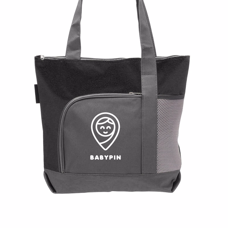 Pioneer Two-Tone Tote Bag (1 Color Imprint)