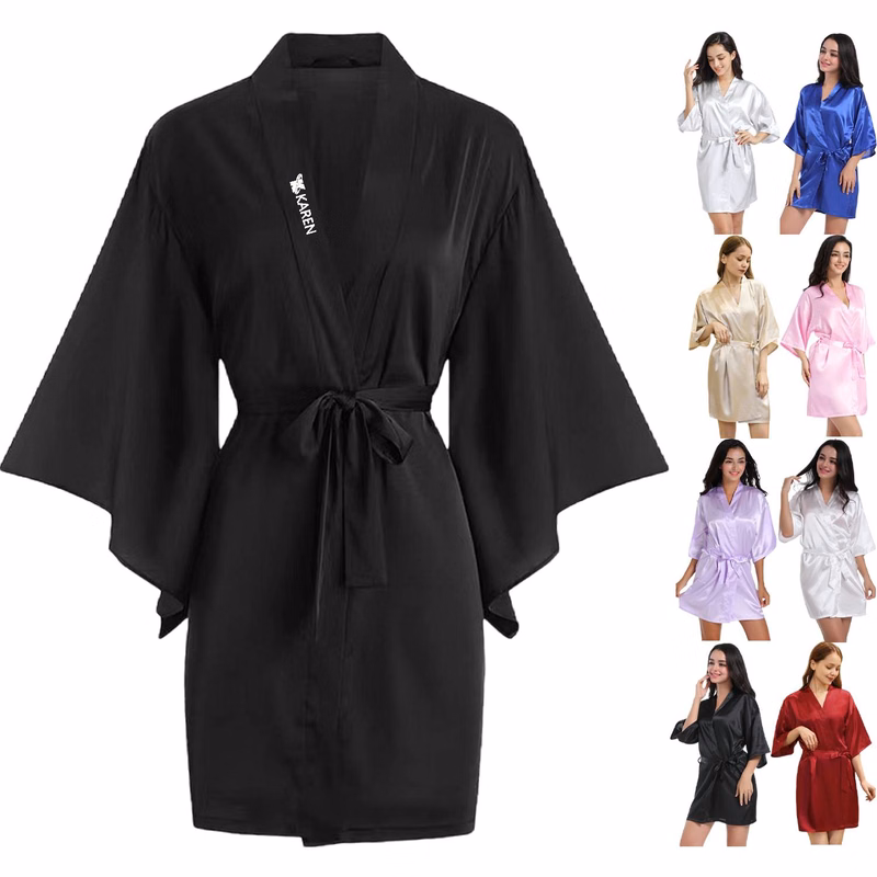 Lightweight Breathable Loungewear Summer Robe