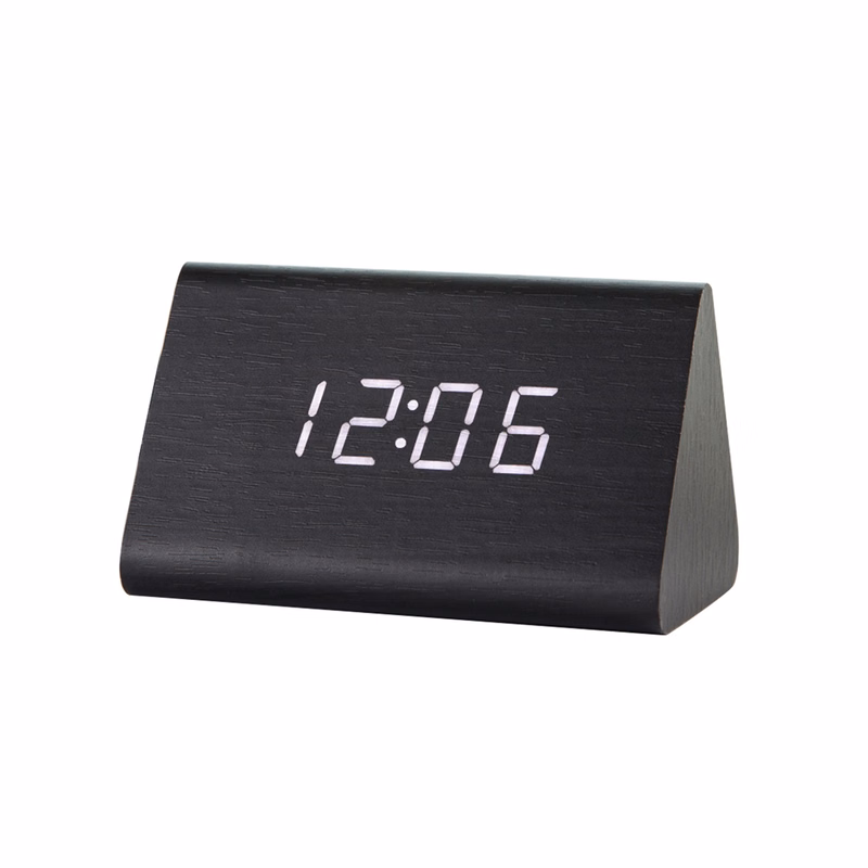 Led Screen Wood Clock
