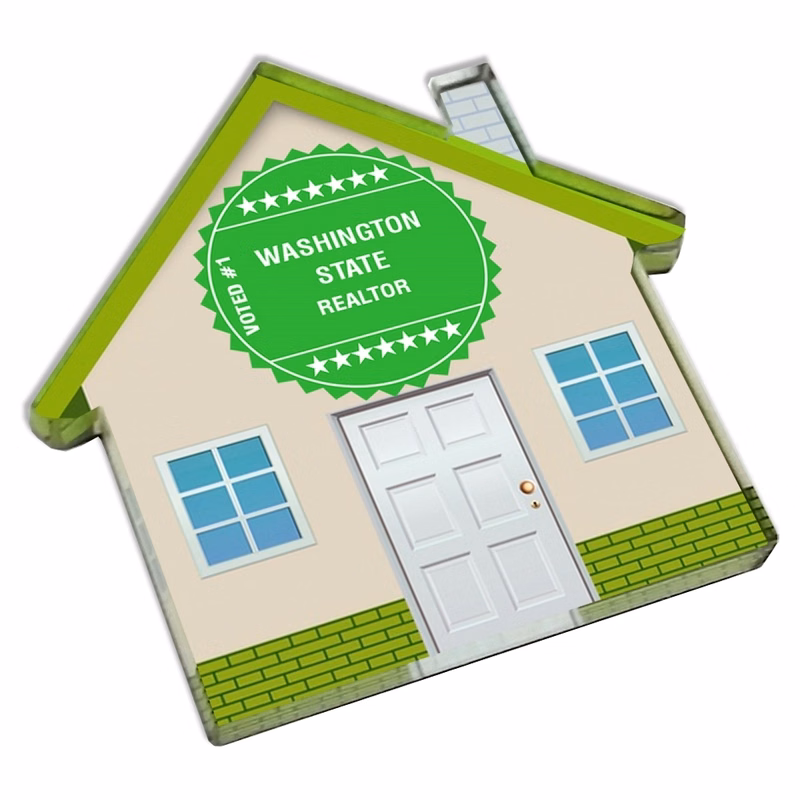 1/4" Acrylic House Magnet