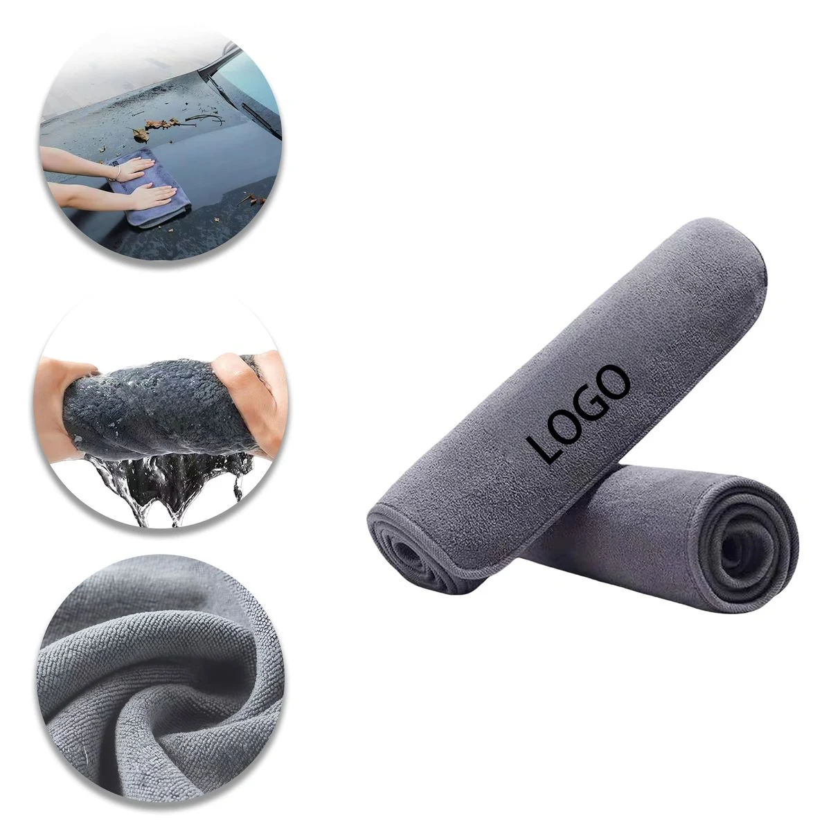Microfiber Thickened Car Towels 1