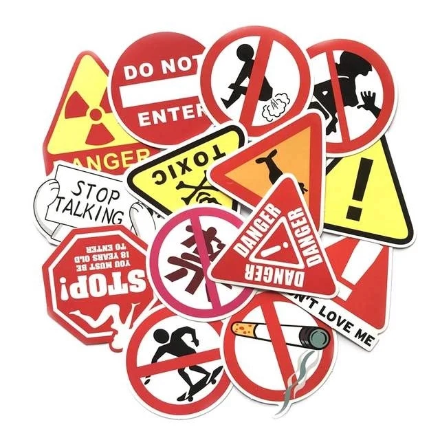 Reflective Sign Sticker 1
