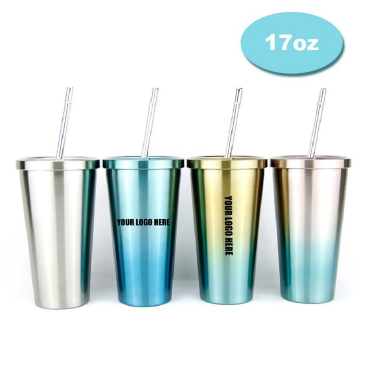 17oz Portable Stainless Steel Water Bottle 1