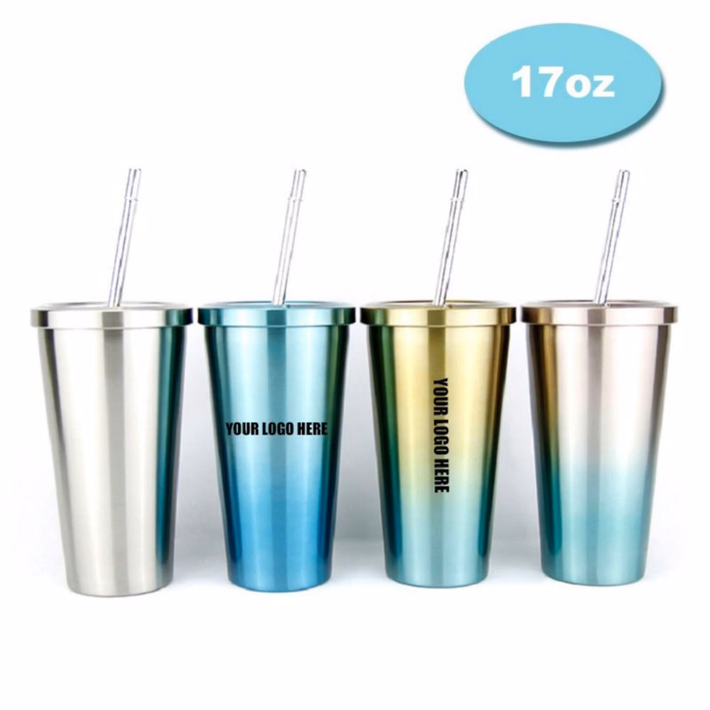 17oz Portable Stainless Steel Water Bottle
