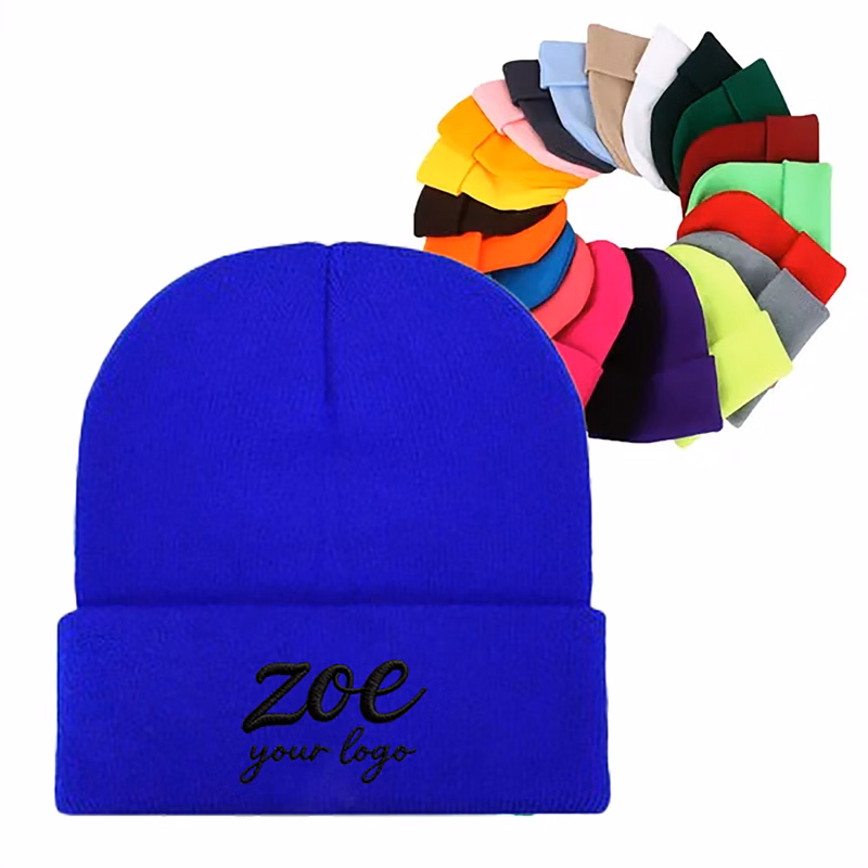 Custom Stitched Winter Knit Cap