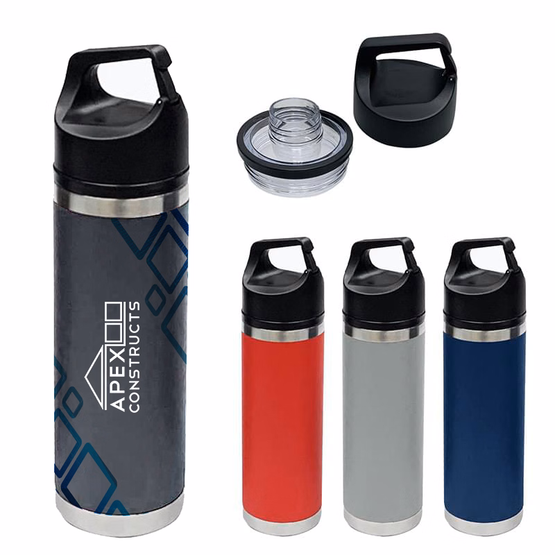 18 Oz. Full Color Travel Stainless Steel Bottle