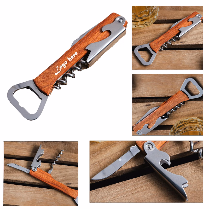 Wood Handle Beer Bottle Opener