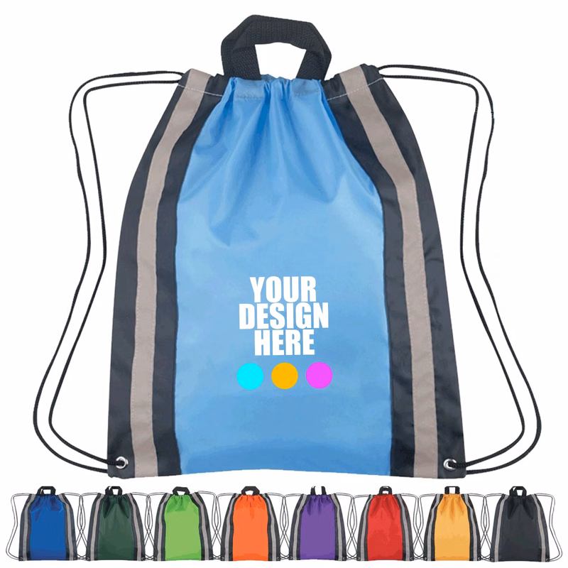 Reflective Oxford Cloth Drawstring Bag